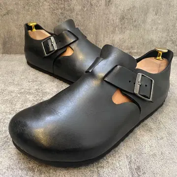 인기 버켄스탁 런던 [ 26.5 ] 블랙 오일드 가죽