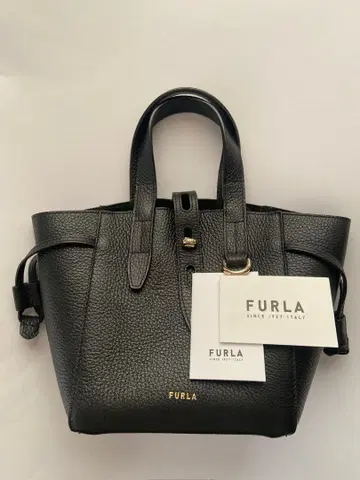 컨디션 최상 FURLA 토트백 NET 미니 블랙