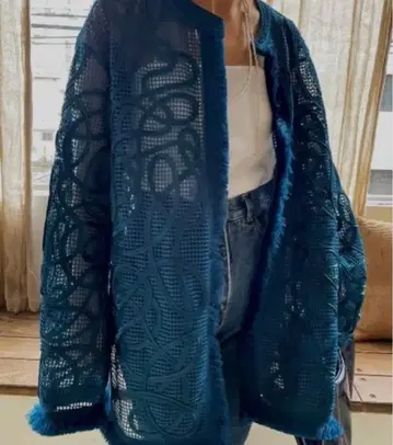 AMERI MEDI TAPE EMBROIDERY MESH JACKET