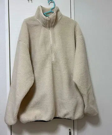 Spick and Span 보아 하프 지퍼 풀오버 블루종 자켓