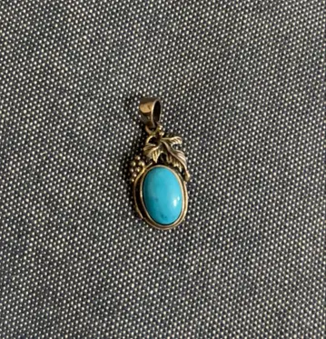 터콰이즈, 실버925 펜던트 탑 미사용