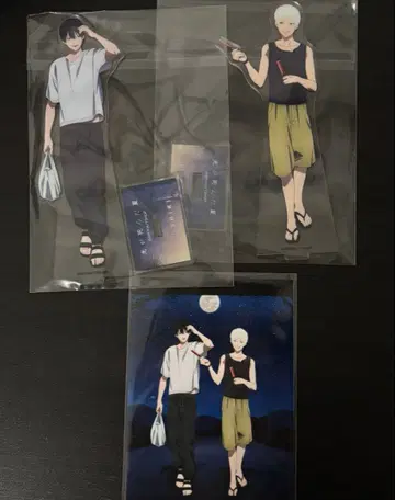 빛이 죽은 여름 훼미리마트 한정판 아크릴 스탠드 브로마이드 세트