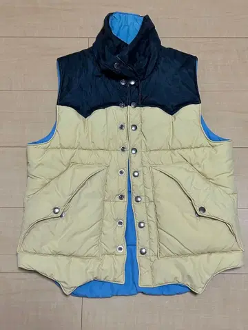 SUGAR CANE 다운 베스트 네이비/베이지