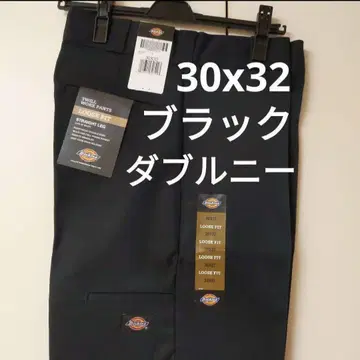 새상품 30x32 BK 더블니 워크 팬츠 디키즈 블랙