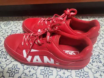 VANS 레드 스니커즈 27cm