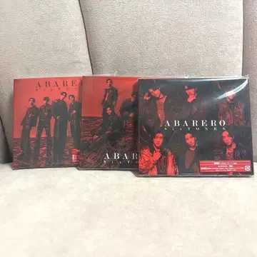 SixTONES ABARERO CD 3형태 세트 초회반