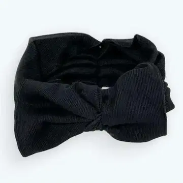 [블랙] 리본 디자인 헤어밴드 리브 터번