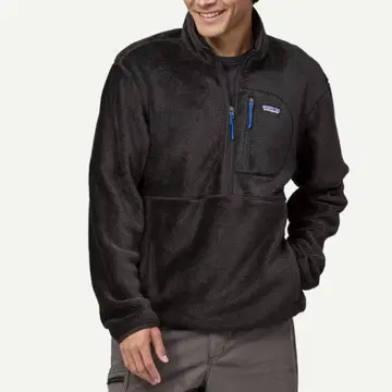 [새상품급/남성용 L/23년] 파타고니아 리툴 풀오버 플리스 블랙