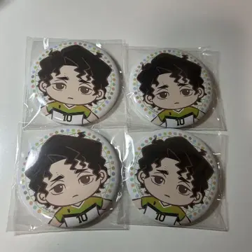 사쿠사 히로오미 세가 럭키 쿠지 캔뱃지 4개 세트