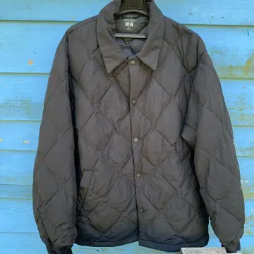 유니클로 퍼프 테크 자켓 블랙 XL