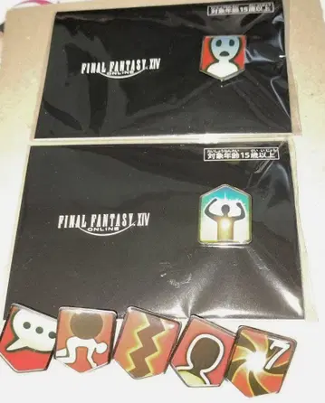 7종 세트 디버프 핀 배지 파이널 판타지 XIV