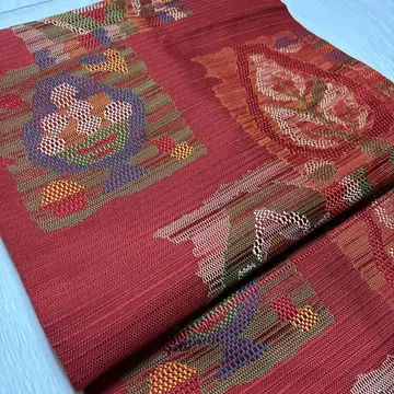 순수 실크 나고야 오비 미사용