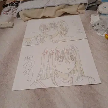 스트라이크 더 블러드 애니메이션 셀화 A4 사이즈 캐릭터