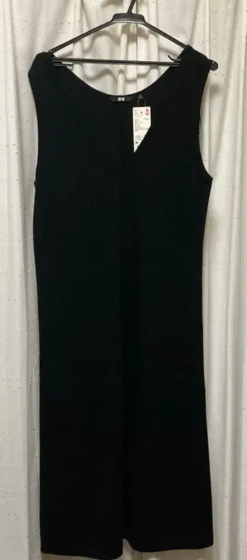 UNIQLO 브러쉬드 저지 오버롤 스커트