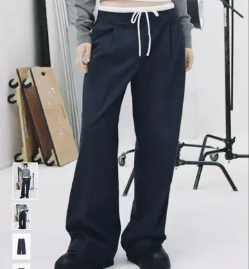 zara 와이드 레그 팬츠 스트라이프 xs