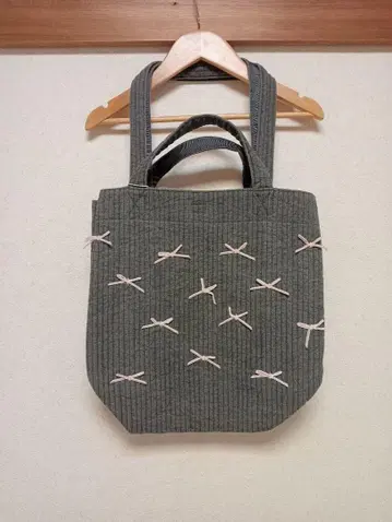gypsophila 지프소필리아 Town Bag M 리본 토트백