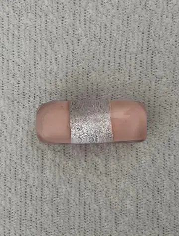 렌 소다 유리 오비 고정 띠 핑크