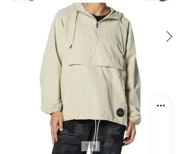 UA 나일론 아노락 나일론 후드티 라이트 베이지 XL