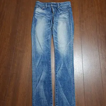 Moussy 스트레이트 데님 라이트 블루