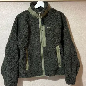 LACOSTE 플리스 자켓 다크 그린 택 포함 새상품