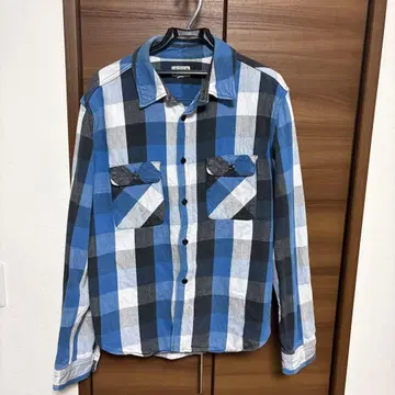 레어 사이즈 18 젤라토 플란넬 셔츠 EASY NAVY JP82127