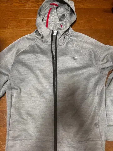 YONEX 풀 집업 후드티 L 사이즈 그레이