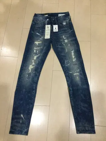 지스타 로우 스키니진 다크 블루