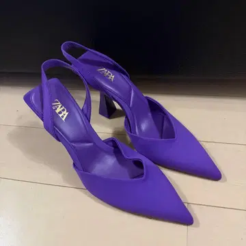 ZARA 스트랩 힐 미사용 38