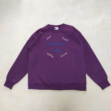 90S USA제 빈티지 XL PRO SPIRIT 자수 맨투맨