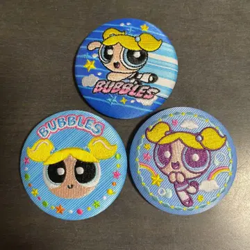BISCUIT 자수 캔뱃지 비스킷 버블스