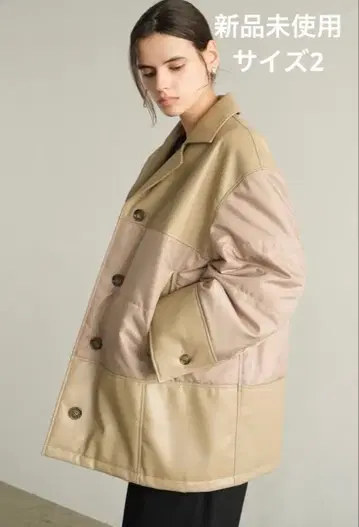 CLANE LEATHER SWITCHING OVER JACKET