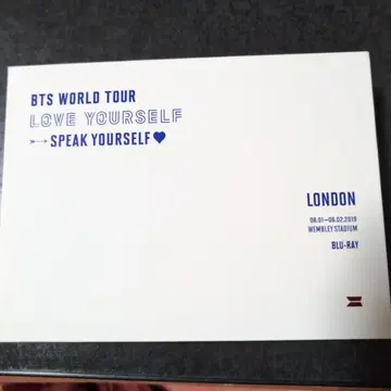 BTS LYS SPEAK YOURSELF LONDON Blu-ray