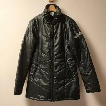adidas 여성용 블랙 퀼팅 자켓