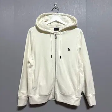 [ PS Paul Smith ] (S) 후드 부착 집업 후드티 화이트