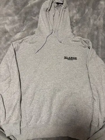 XLARGE 그레이 후드티 M