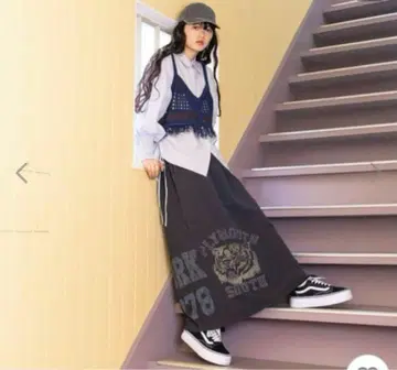 niko and - 맥시 맨투맨 롱 스커트