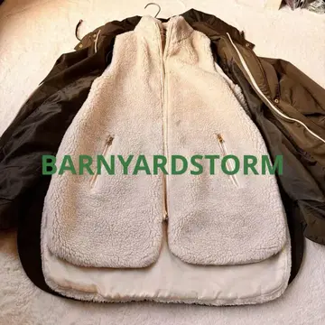 BARNYARDSTORM 4way 올리브 카키 아우터 M 보아