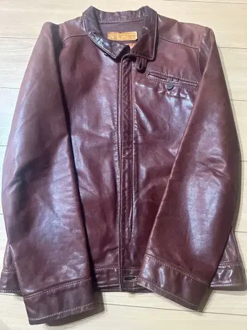 70s 오슈와콘 가죽 자켓 38 빈티지