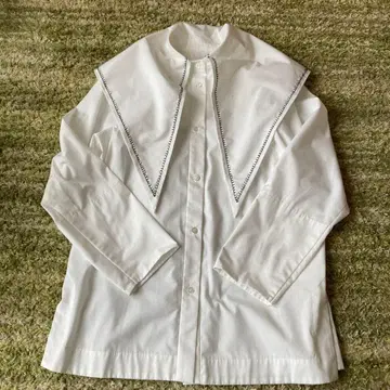 yori 세일러 리본 셔츠 36