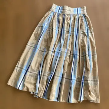 새상품급, 빔즈 보이, 체크 무늬 롱 스커트