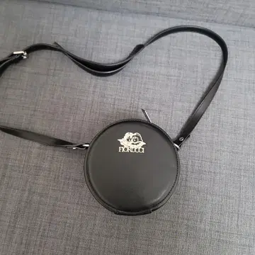 Fiorucci 블랙 원형 숄더백