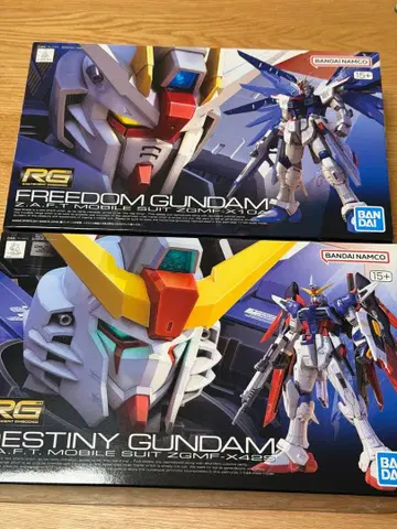 미개봉 새상품 RG 프리덤 저스티스 2종 세트