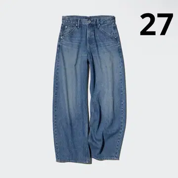 유니클로 배기 커브 팬츠 27