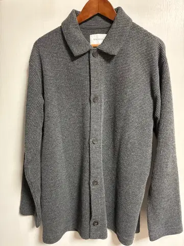 Dcollection 와플 가디건 차콜