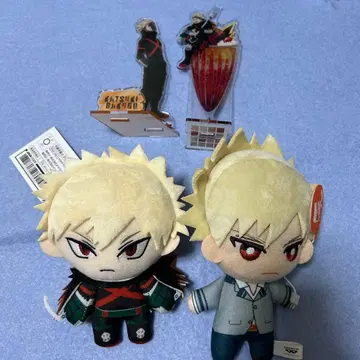 히로아카 바쿠고 카츠키 아크릴 스탠드 봉제 인형