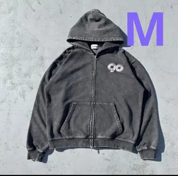 9090 90 Logo Assort Zip Hoodie