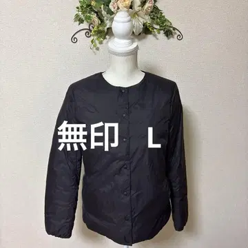 무인양품 이너 다운 자켓 블랙 L