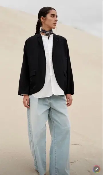 [ TICCA ] 24S/S 니트 자켓 네이비 1회 착용 새상품급