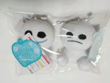 디즈니 리조트 아나와 눈의 여왕 스노우기스 인형 배지