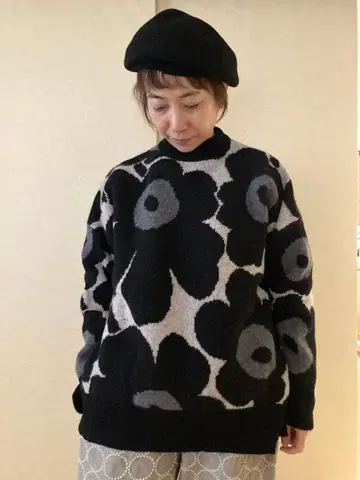 Marimekko unikko Oversized Knit Sweater